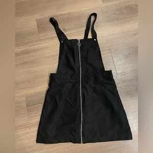 Suede or velvet dress